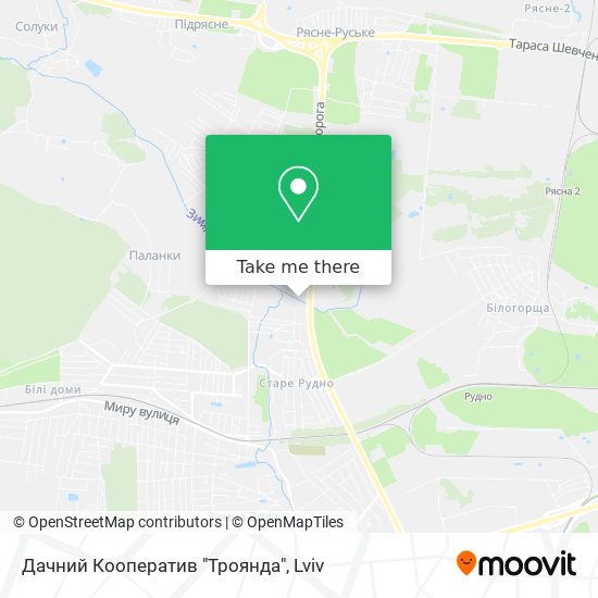 Дачний Кооператив "Троянда" map