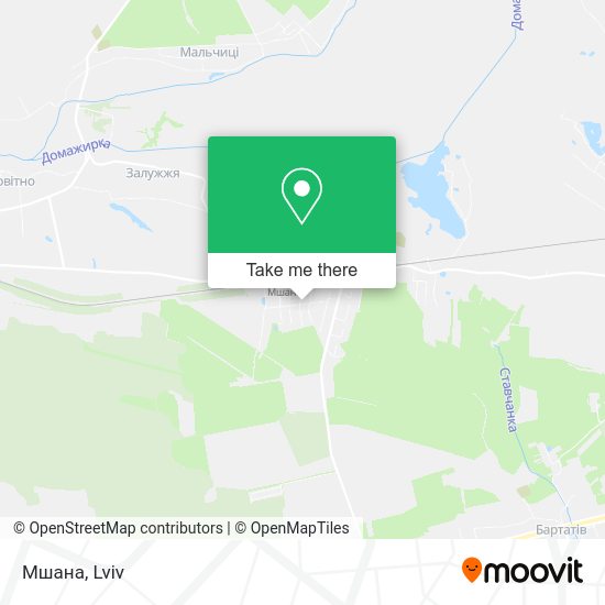 Мшана map