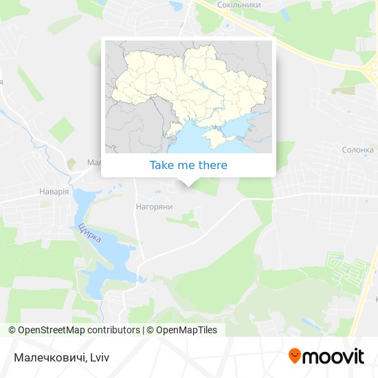 Малечковичі map
