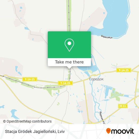 Stacja Gródek Jagielloński map