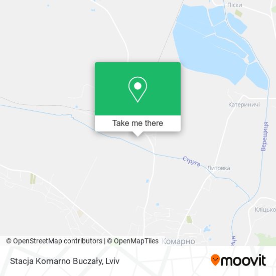 Stacja Komarno Buczały map
