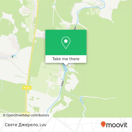 Святе Джерело map