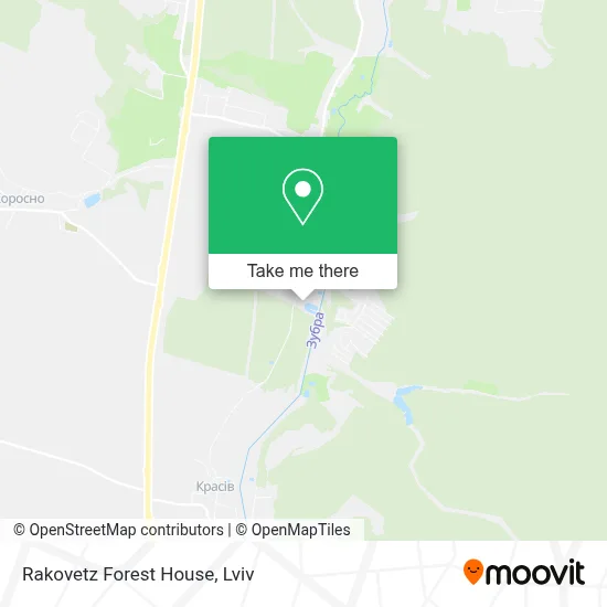 Rakovetz Forest House map