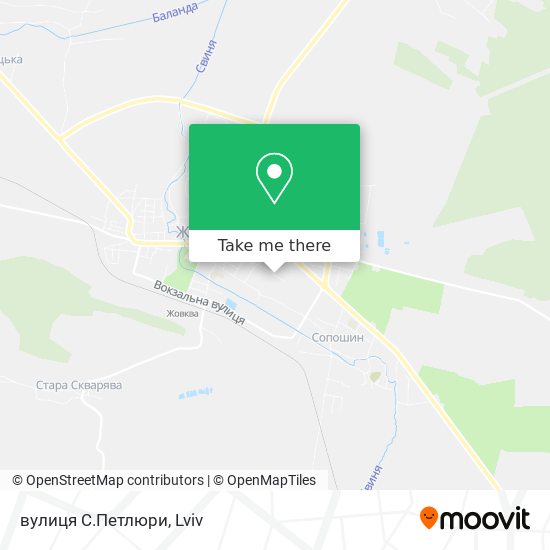 вулиця С.Петлюри map