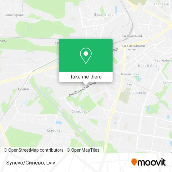 Карта Synevo/Синево