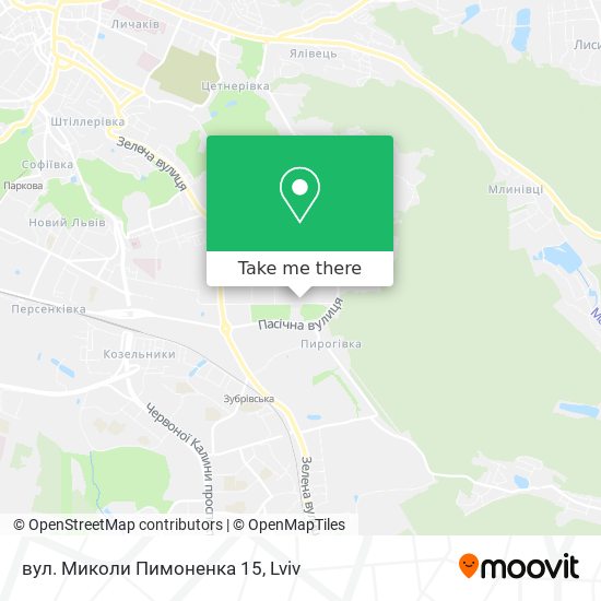 вул. Миколи Пимоненка 15 map