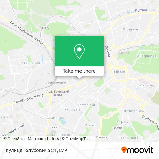 вулиця Голубовича 21 map