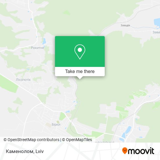 Каменолом map