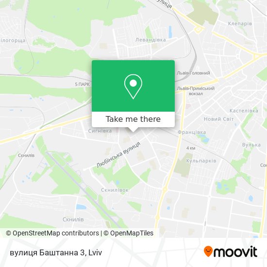 вулиця Баштанна 3 map