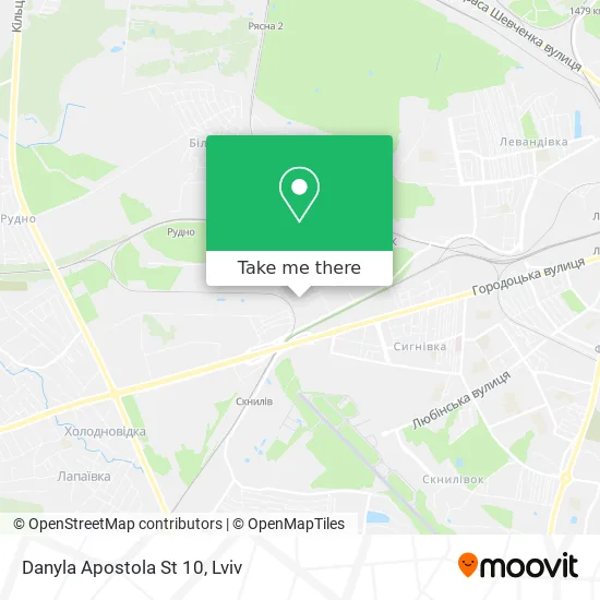 Карта Danyla Apostola St 10