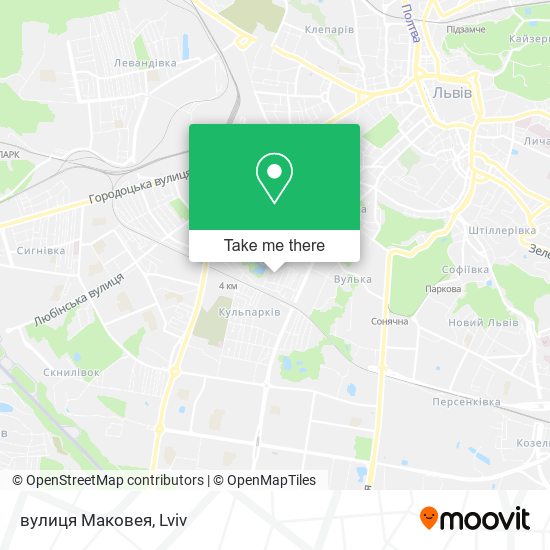 вулиця Маковея map