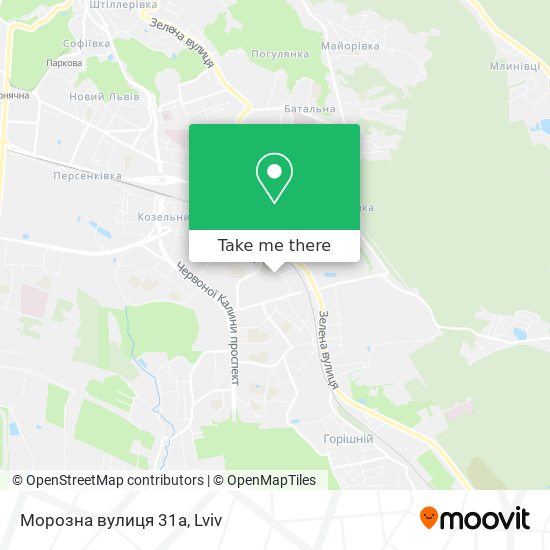 Морозна вулиця 31а map