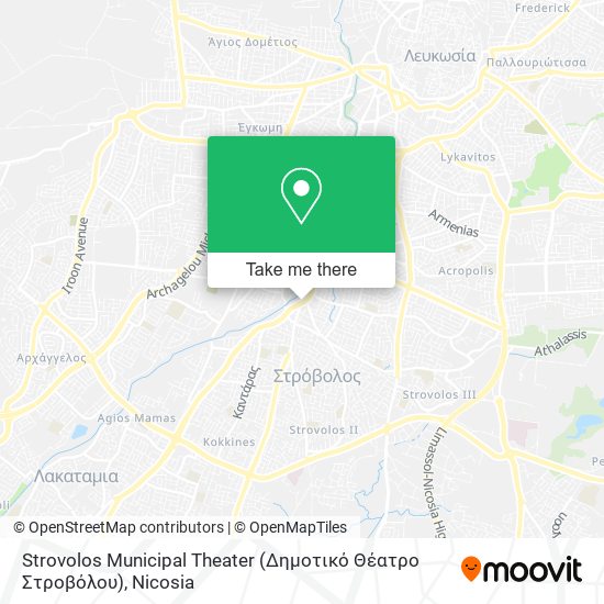 Strovolos Municipal Theater (Δημοτικό Θέατρο Στροβόλου) map