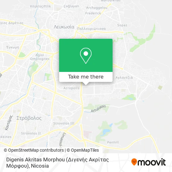 Digenis Akritas Morphou (Διγενής Ακρίτας Μόρφου) map