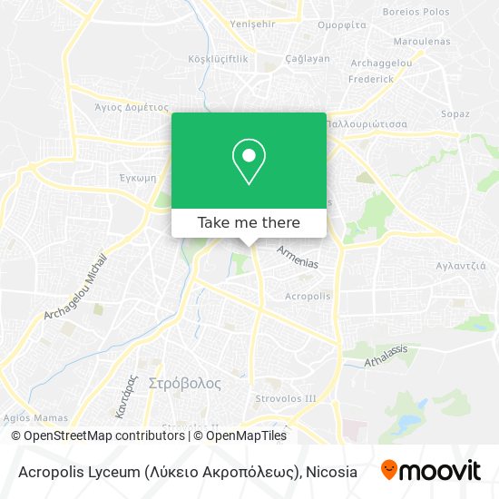 Acropolis Lyceum (Λύκειο Ακροπόλεως) map