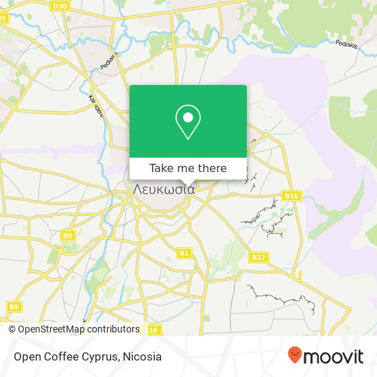 Open Coffee Cyprus map
