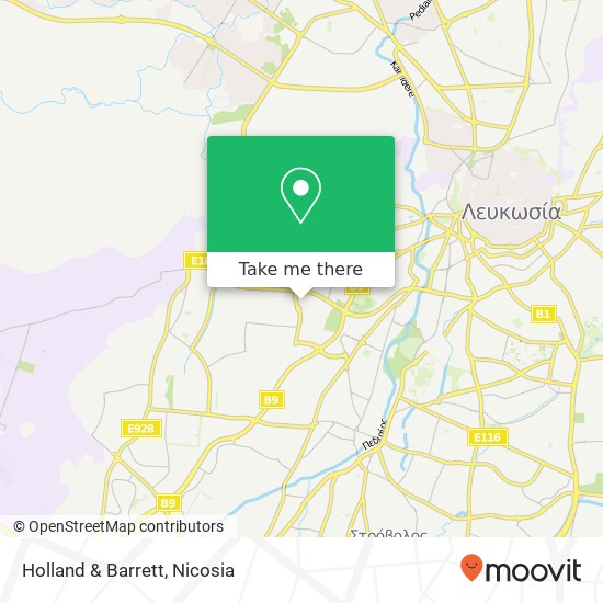 Holland & Barrett map