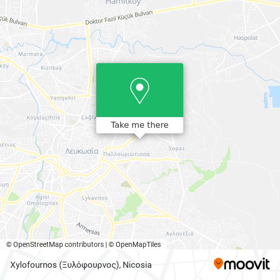 Xylofournos (Ξυλόφουρνος) map