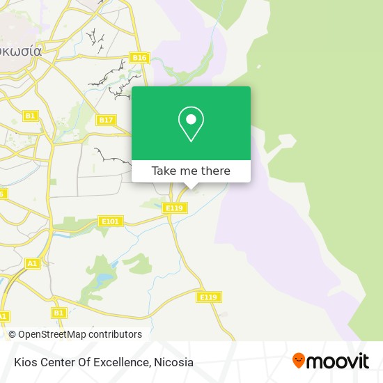 Kios Center Of Excellence map