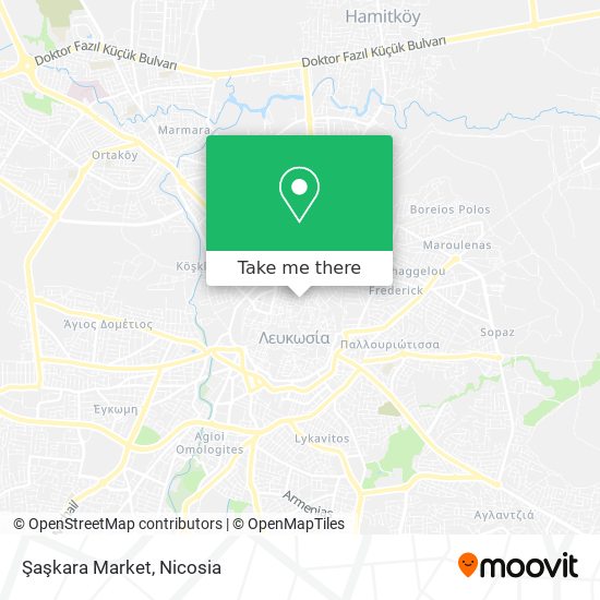 Şaşkara Market map