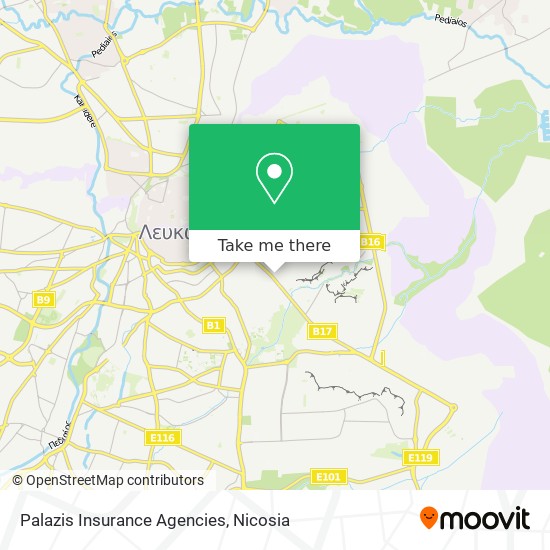 Palazis Insurance Agencies map