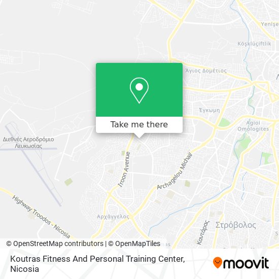 Koutras Fitness And Personal Training Center map