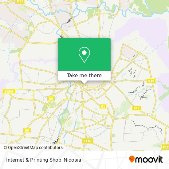 Internet & Printing Shop map