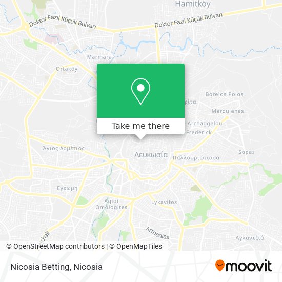 Nicosia Betting map