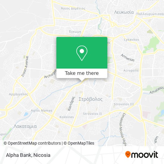 Alpha Bank map