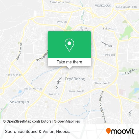 Soeroniou Sound & Vision map