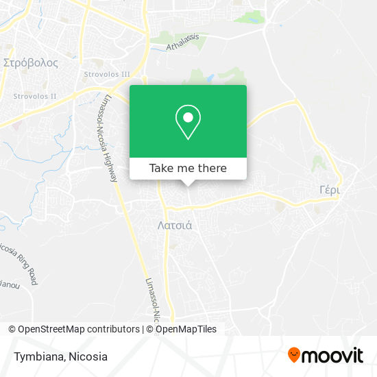 Tymbiana map