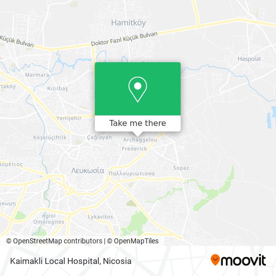 Kaimakli Local Hospital map