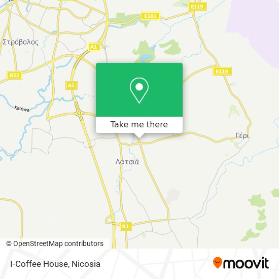 I-Coffee House map