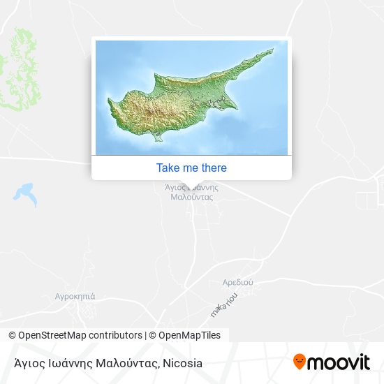 Άγιος Ιωάννης Μαλούντας map