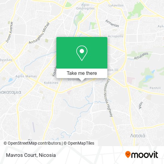 Mavros Court map