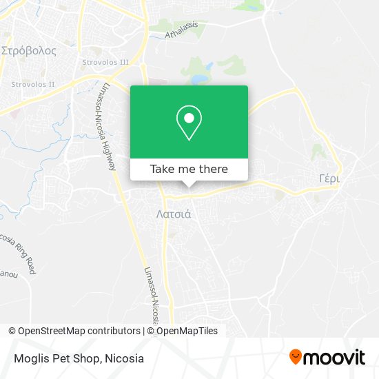 Moglis Pet Shop map