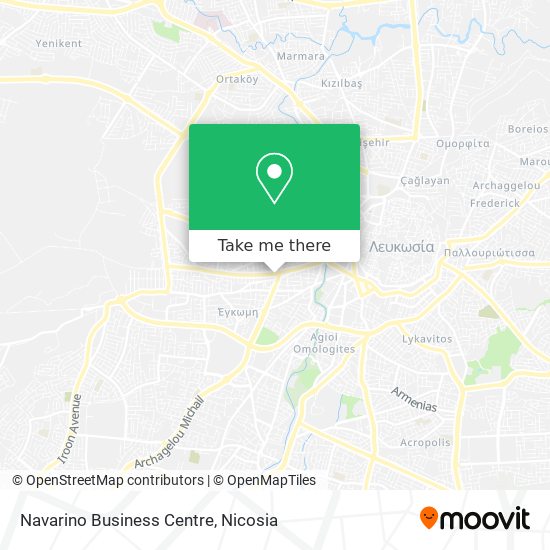 Navarino Business Centre map