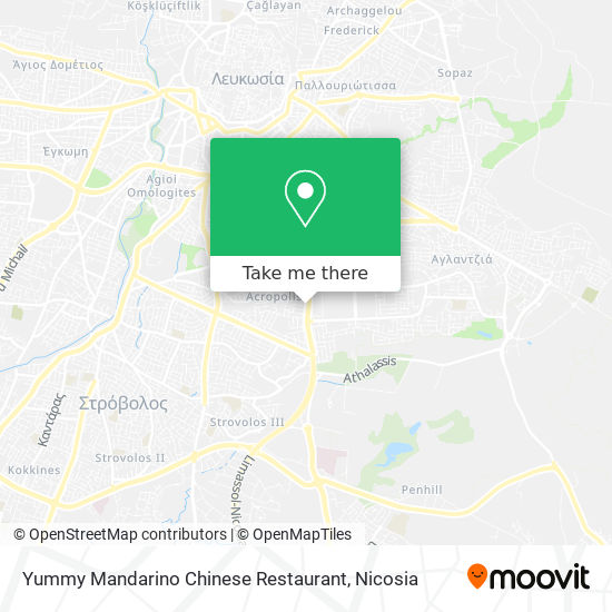 Yummy Mandarino Chinese Restaurant map