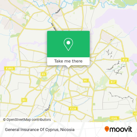 General Insurance Of Cyprus map