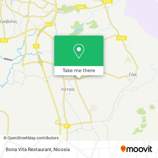 Bona Vita Restaurant map