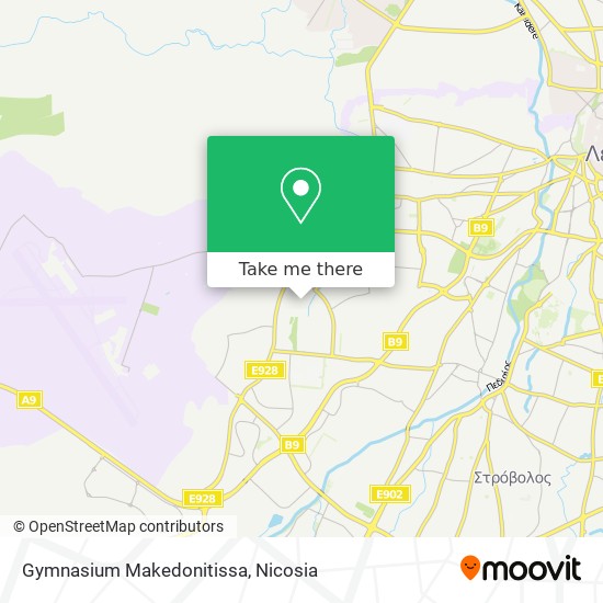 Gymnasium Makedonitissa map