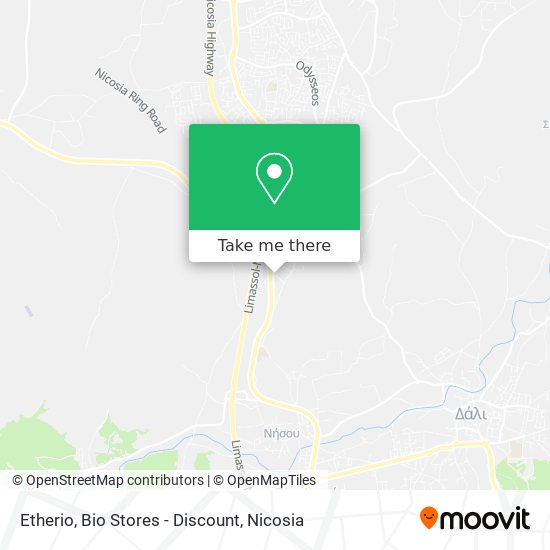 Etherio, Bio Stores - Discount map