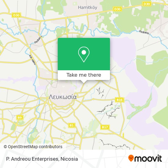 P. Andreou Enterprises map