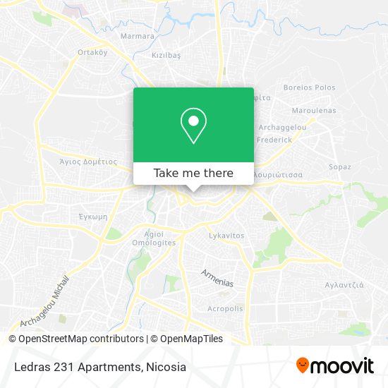 Ledras 231 Apartments map