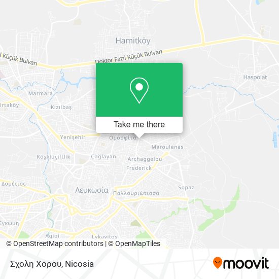 Σχολη Χορου map