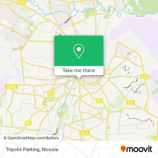 Tripolis Parking map