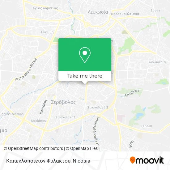 Καπεκλοποιειον Φυλακτου map