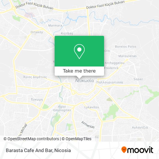 Barasta Cafe And Bar map