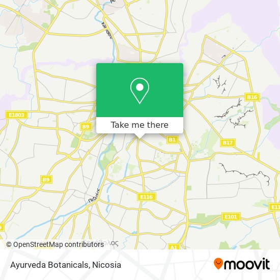 Ayurveda Botanicals map