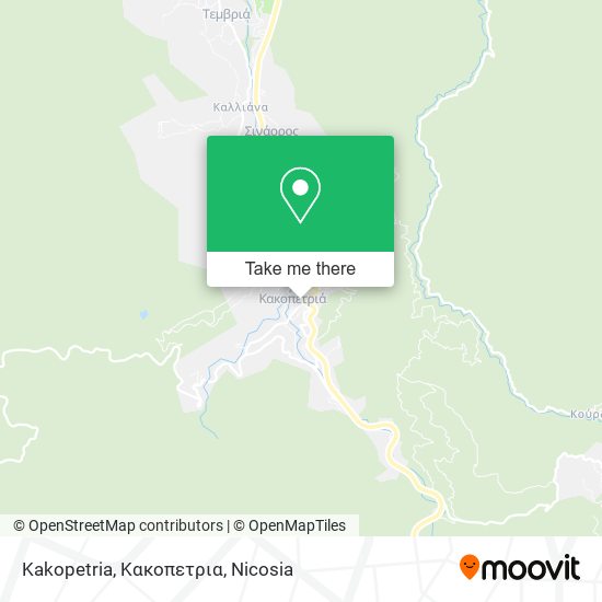 Kakopetria, Κακοπετρια map